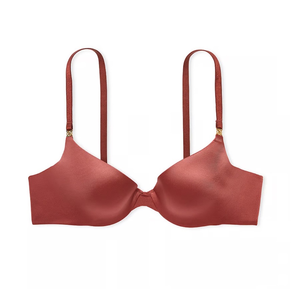 Victoria's Secret Women's Intimates in Clay. Smooth Push-Up Demi Bra